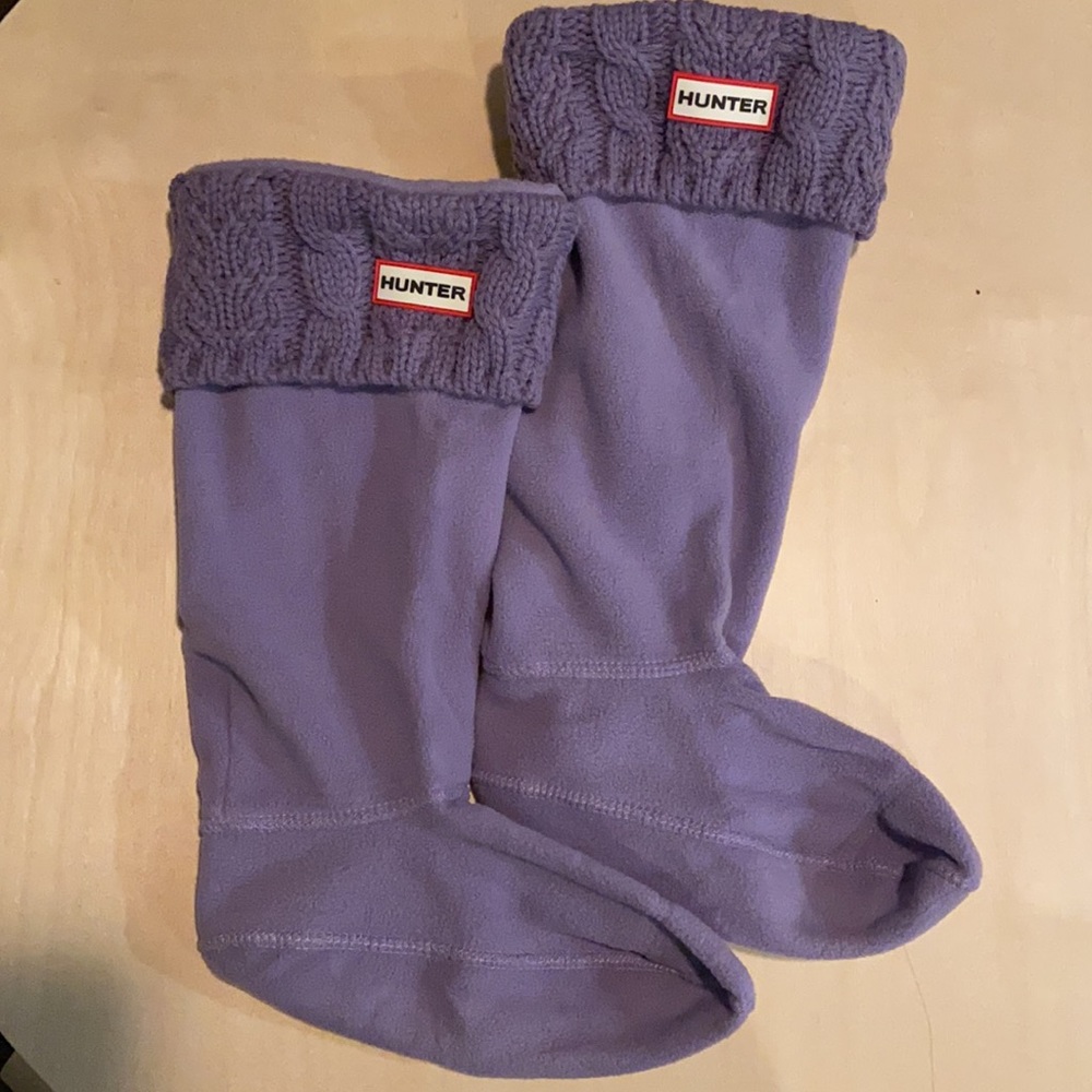 NWOT Hunter Cable Knitted Cuff Tall Boot Socks